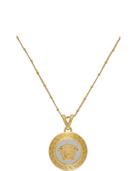 Versace Gold And Silver Icon Medusa Necklace