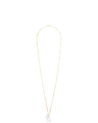 Alighieri Gold And Transparent The Spellbinding Tear Catcher Necklace