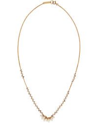 Isabel Marant Gold Bead Drop Necklace