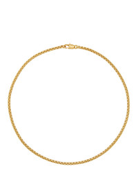 Laura Lombardi Gold Box Chain Necklace