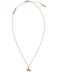Marc Jacobs Gold Cherry Something Special Necklace