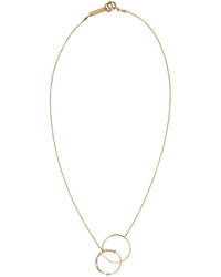 Isabel Marant Gold Hotel Excelsior Two Circles Necklace