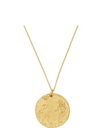 Alighieri Gold Il Leone Medallion Necklace