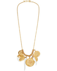 Kenneth Jay Lane Gold Plated And Resin Necklace