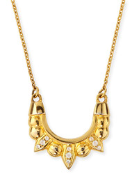 Pamela Love Gold Plated Mini Tribal Spike Necklace
