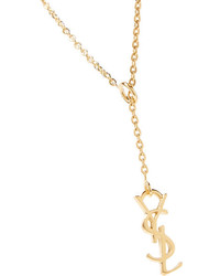 Saint Laurent Gold Plated Necklace