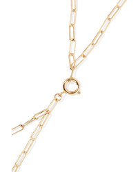 Isabel Marant Gold Tone And Shell Necklace