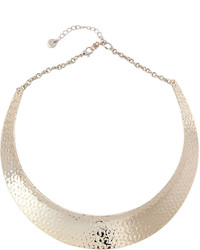 Lydell NYC Golden Hammered Collar Necklace
