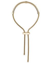 Lanvin Golden Snake Chain Collar Necklace