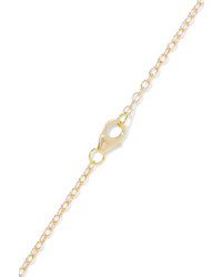 Andrea Fohrman Half Moon Phase 14 Karat Gold Diamond Necklace One Size