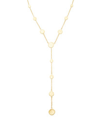 Jacquie Aiche Hammered Disc Y Necklace