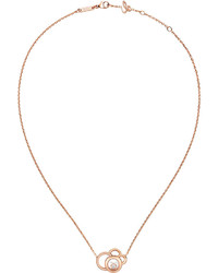Chopard Happy Dreams Necklace With Diamond In 18k Rose Gold