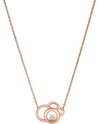 Chopard Happy Dreams Necklace With Diamond In 18k Rose Gold