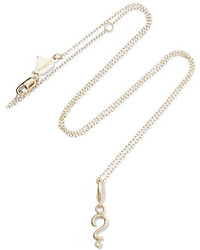 Alison Lou Hasbro Question Mark 14 Karat Gold Diamond Necklace