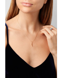 Alison Lou Hasbro Question Mark 14 Karat Gold Diamond Necklace