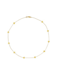 Jennifer Meyer Heart By The Inch 18 Karat Gold Necklace