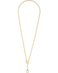 Foundrae Heavy Belcher Guard Chain 18 Karat Gold Necklace