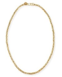 Ashley Pittman Hisia Long Hammered Bronze Link Necklace 40