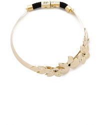 Holst Lee Golden Hibiscus Collar Necklace
