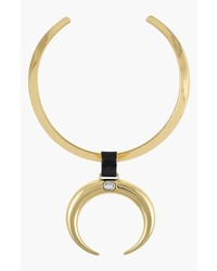 Sam Edelman Horn Pendant Collar Necklace