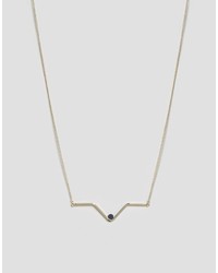 Whistles Inverted Stone Necklace