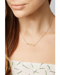 Jennifer Meyer Je Taime 18 Karat Gold Necklace One Size