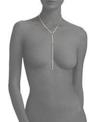 Lana Jewelry Bond 14k Yellow Gold Long Nude Lariat Necklace