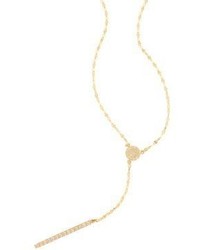 Lana Jewelry Mirage Gypsy Diamond 14k Yellow Gold Lariat Necklace
