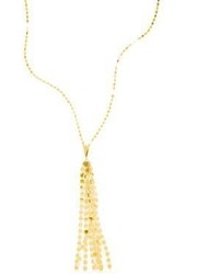 Lana Jewelry Nude Fringe Remix 14k Yellow Gold Necklace