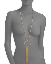 Jules Smith Designs Jules Smith Fringe Circle Snake Chain Necklace