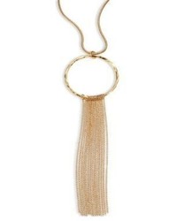 Jules Smith Designs Jules Smith Fringe Circle Snake Chain Necklace