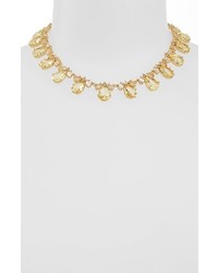 kate spade new york Up The Ante Stone Collar Necklace Yellow Gold