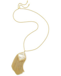 Kendra Scott Kingston Necklace In Yellow Gold Plate