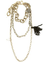 Lanvin Multi Chain Necklace
