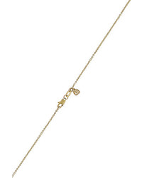 Sydney Evan Large Horn 14 Karat Gold Diamond Necklace