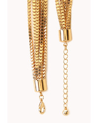 Forever 21 Layered Box Chain Necklace