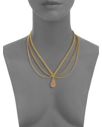 Chan Luu Layered Chain Agate Necklace
