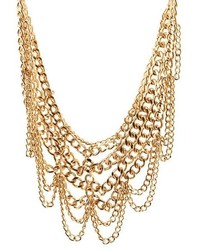 Charlotte Russe Layered Chain Statet Necklace