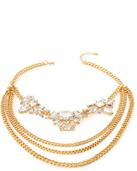 Forever 21 Layered Chain Statet Necklace