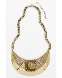 Leith Crescent Necklace Burnished Gold