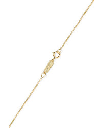 Jennifer Meyer Letter 18 Karat Gold Diamond Necklace