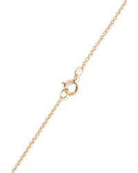 Jennifer Meyer Letter 18 Karat Gold Diamond Necklace W