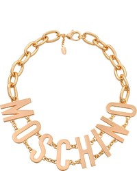 Moschino Lettering Necklace