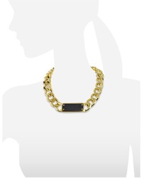 Marc by Marc Jacobs Link To Katie Id Plaque Statet Necklace