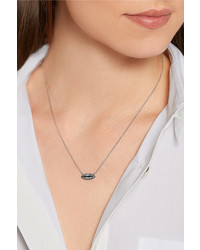 Delfina Delettrez Lips 18 Karat White Gold Diamond Necklace One Size