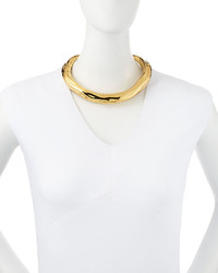 Alexis Bittar Liquid Golden Collar Necklace