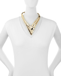 Alexis Bittar Liquid Golden Collar Necklace