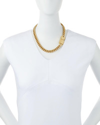 Marc by Marc Jacobs Lock In Golden Statet Necklace
