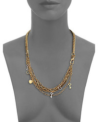 Marc by Marc Jacobs Looped Multi Chain Charm Necklace