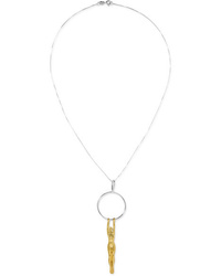 Paola Vilas Louise Silver And Gold Plated Necklace